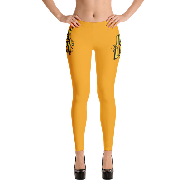 JaYoe! Leggings - Yellow Logo - Official JaYoe website